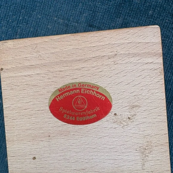 Vintage Hermann Eichorn Wooden Jack in the Box. - Picture 7 of 7